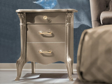 CITY - Wooden bedside table with drawers by CASA +39 - view 2